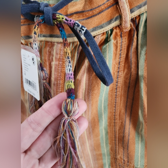 Free People Beach Striped Shorts NWT - Picture 3 of 5